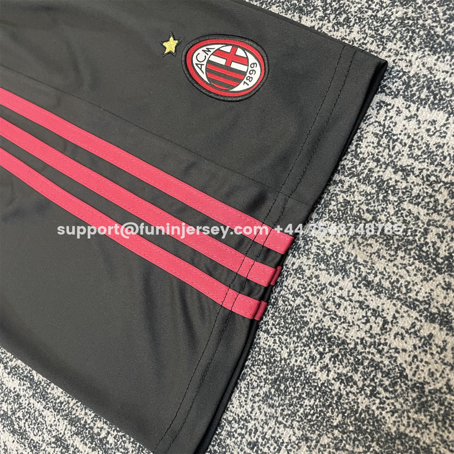 Funinjersey-Retro AC Milan 2009-10 Home Red Kids Kit