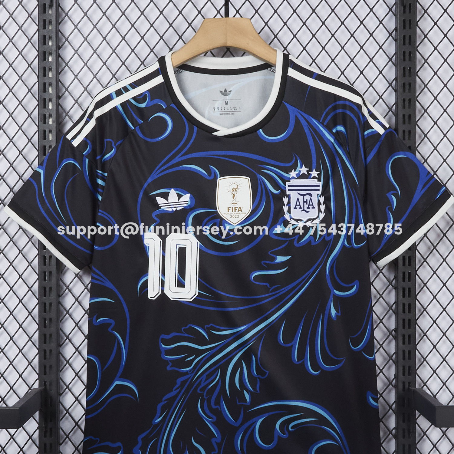 Funinjersey-Argentina 2026 Away Deep Blue Jersey - Fans Version