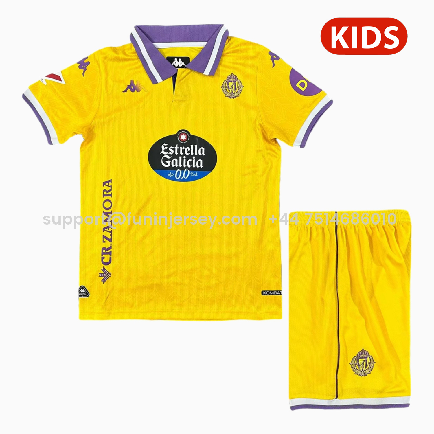 Funinjersey-Real Valladolid 25-26 Third Kids Kit