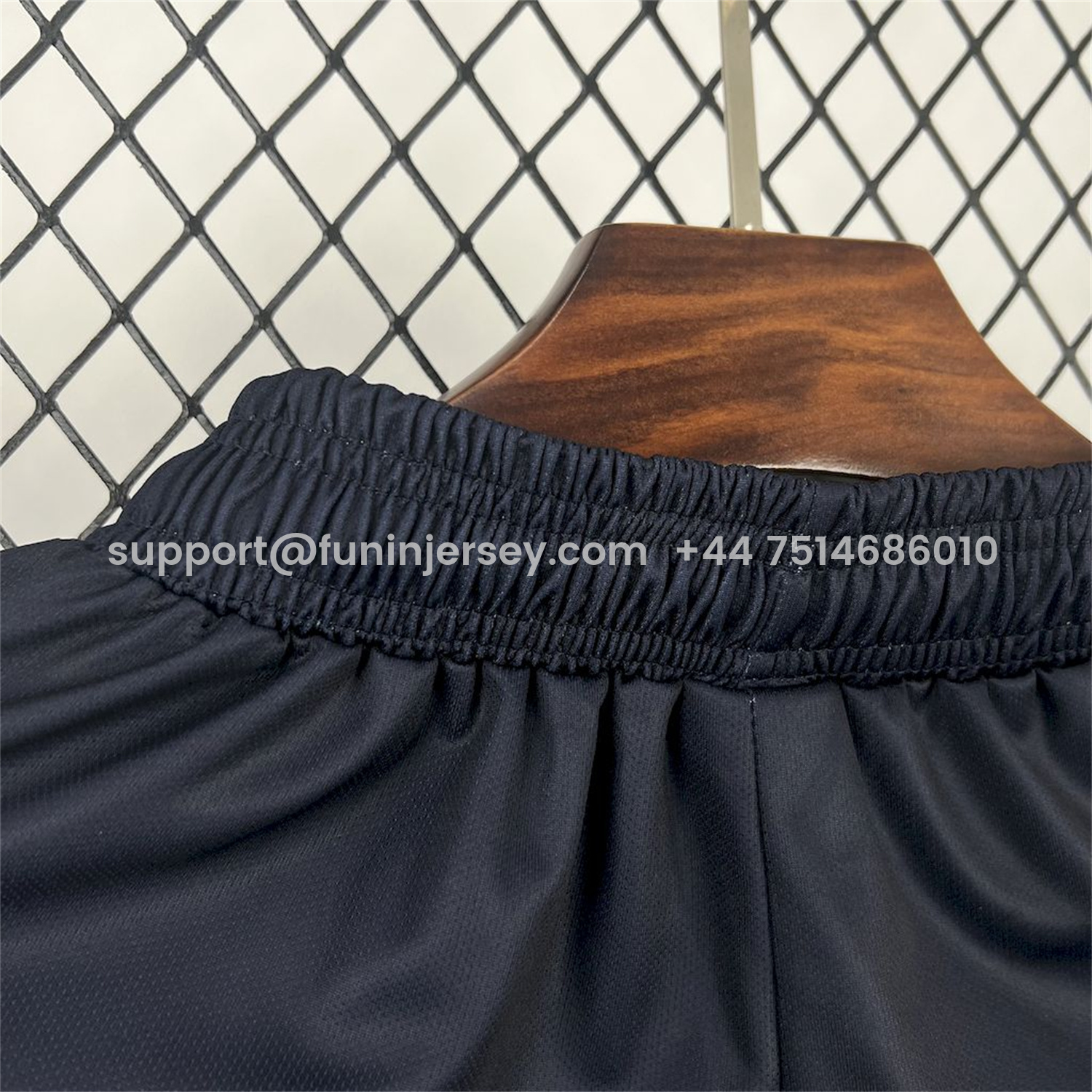 Funinjersey-Barcelona x Travis Scott 25-26 Black Skeleton Shorts