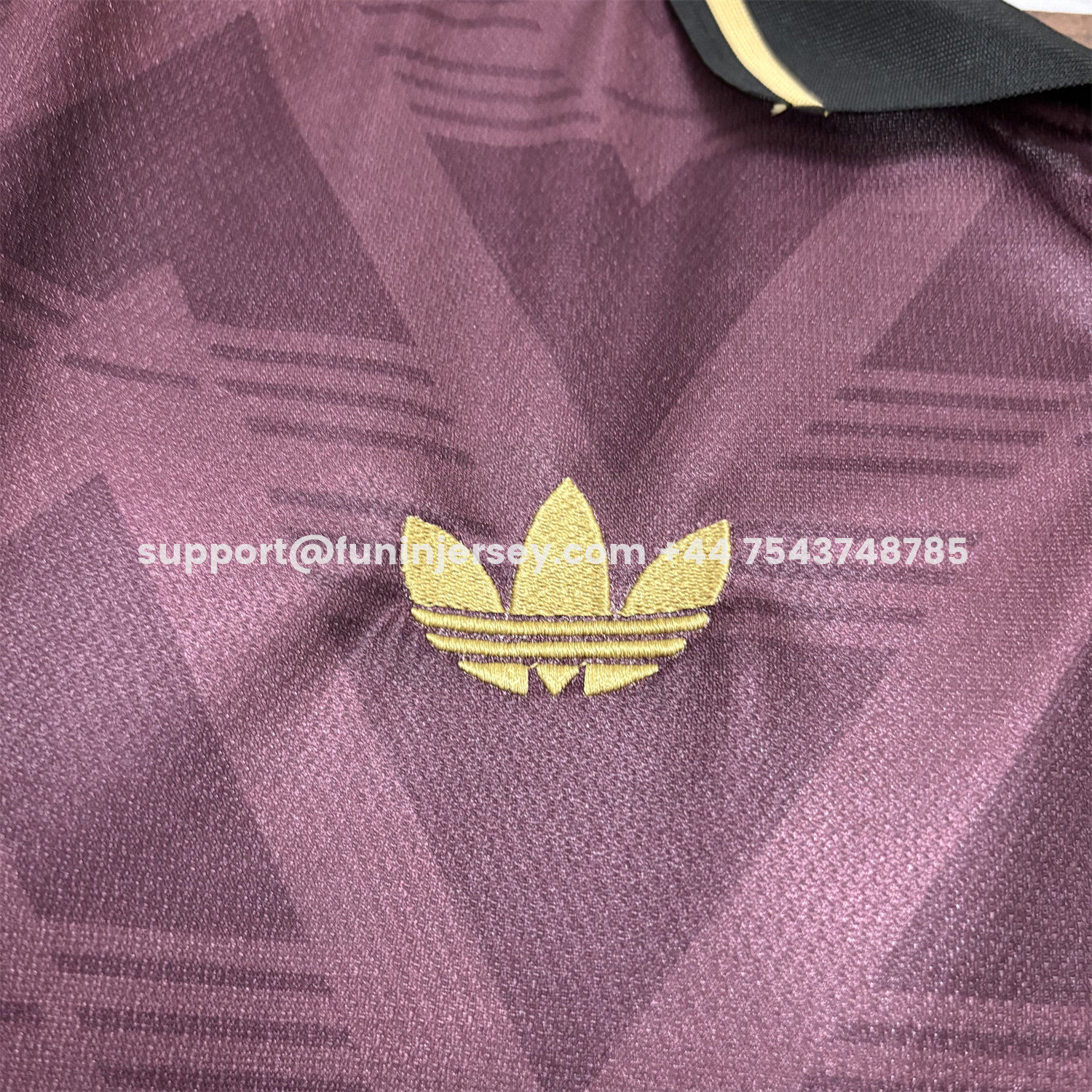 Funinjersey-Arsenal 26-27 Yellow Sponsors Wine Red Special Jersey - Fans Version
