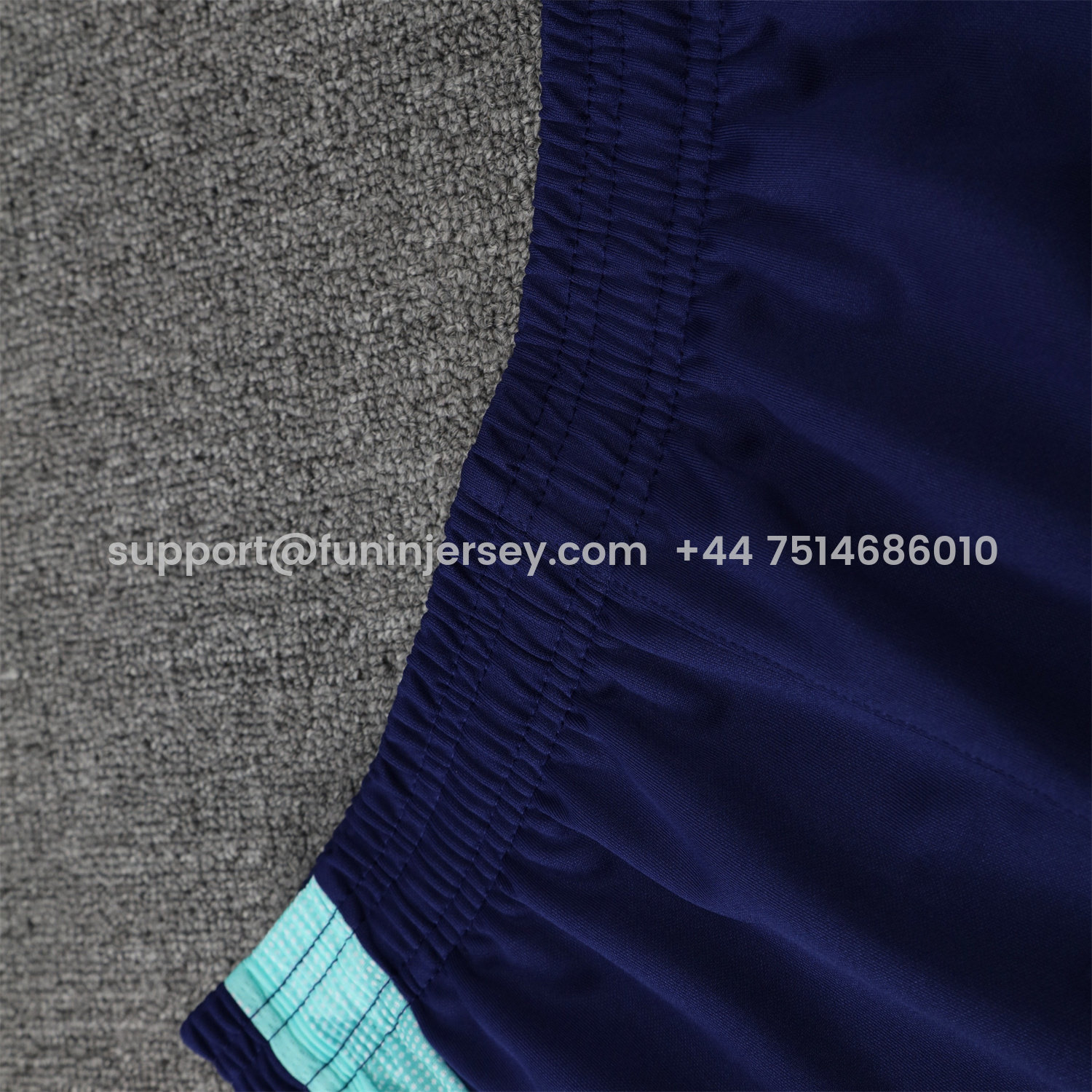 Funinjersey-Flamengo 25-26 Long Sleeve Training Set - Light Blue Top & Deep Blue Pants