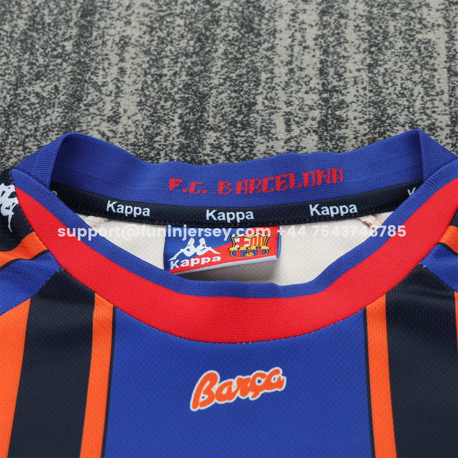 Funinjersey-Retro Barcelona 1997-98 Away Kids Kit
