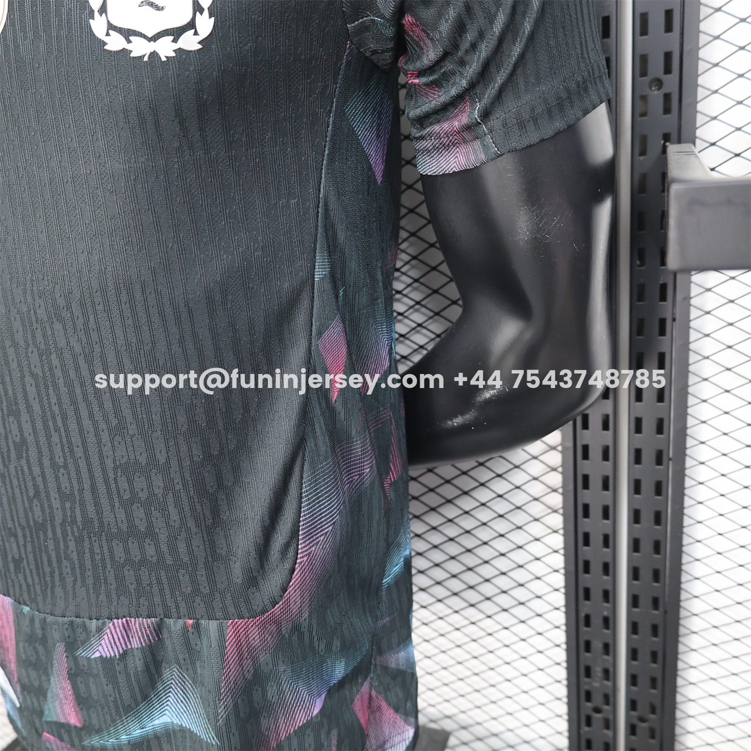 Funinjersey-Argentina 2026 Black Pre-Match Training Jersey - Player Version