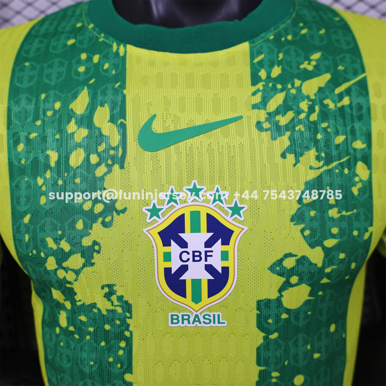 Funinjersey-Brazil 2026 Yellow And Green Special Jersey - Player Version