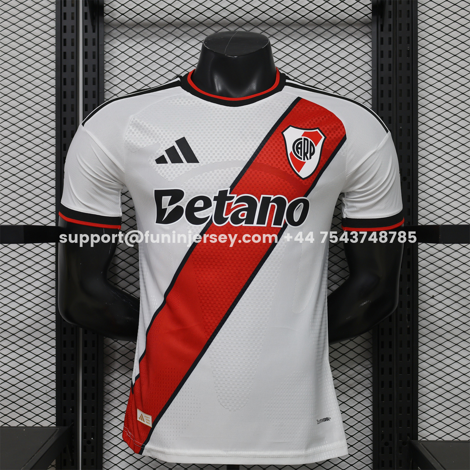 Funinjersey-River Plate 26-27 Home Jersey - Player Version