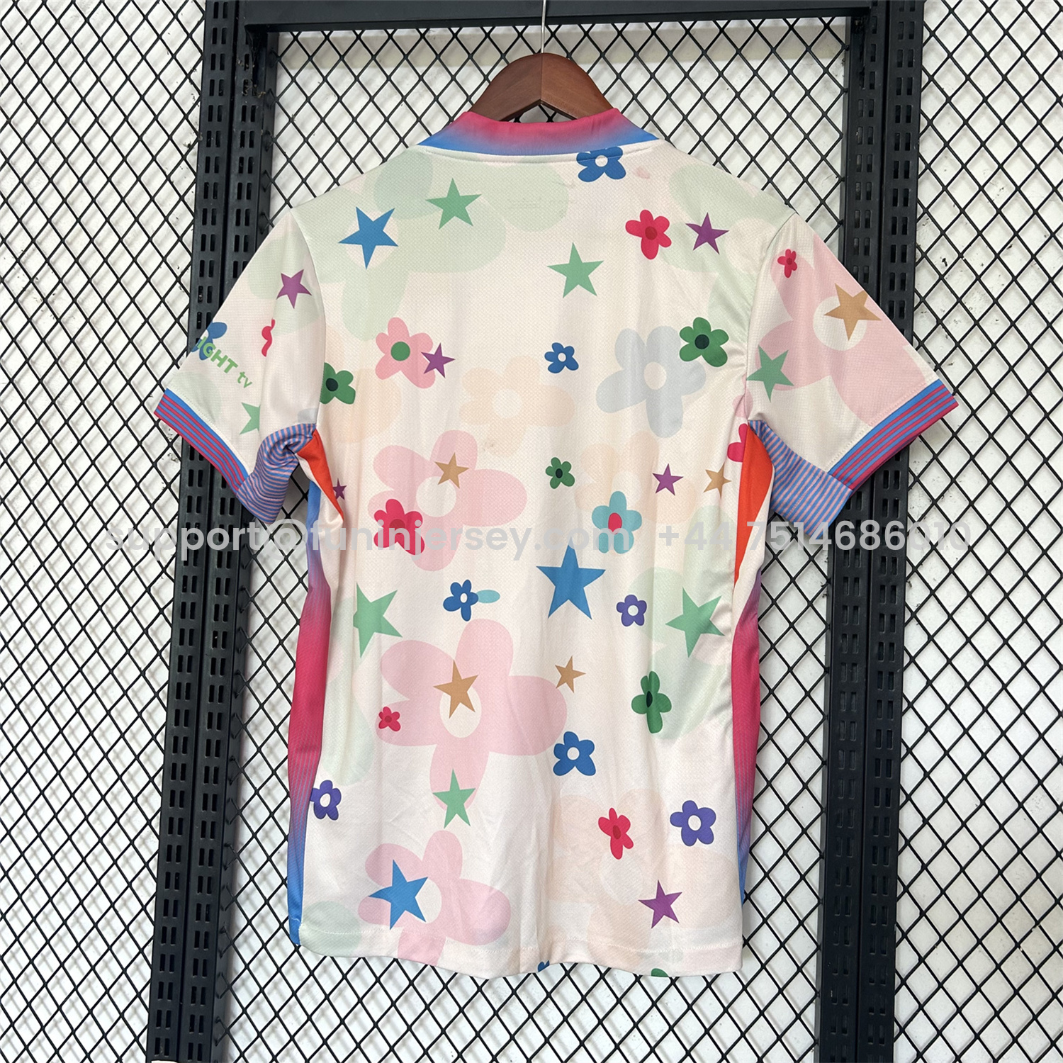 Funinjersey-Barcelona 25-26 Stars And Flowers Pink Special Jersey - Fans Version