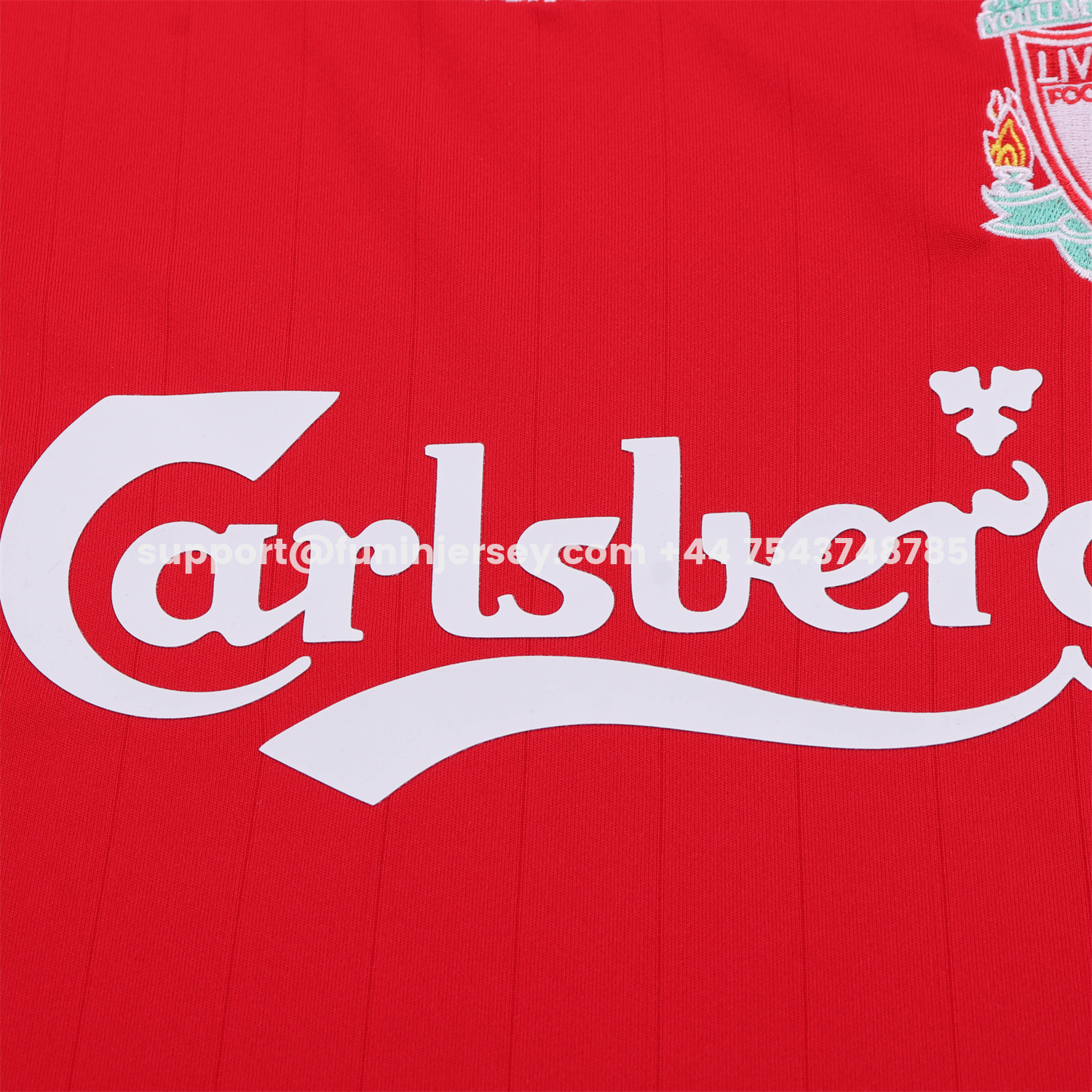 Funinjersey-Retro Liver.pool 2006-08 Home Kids Kit