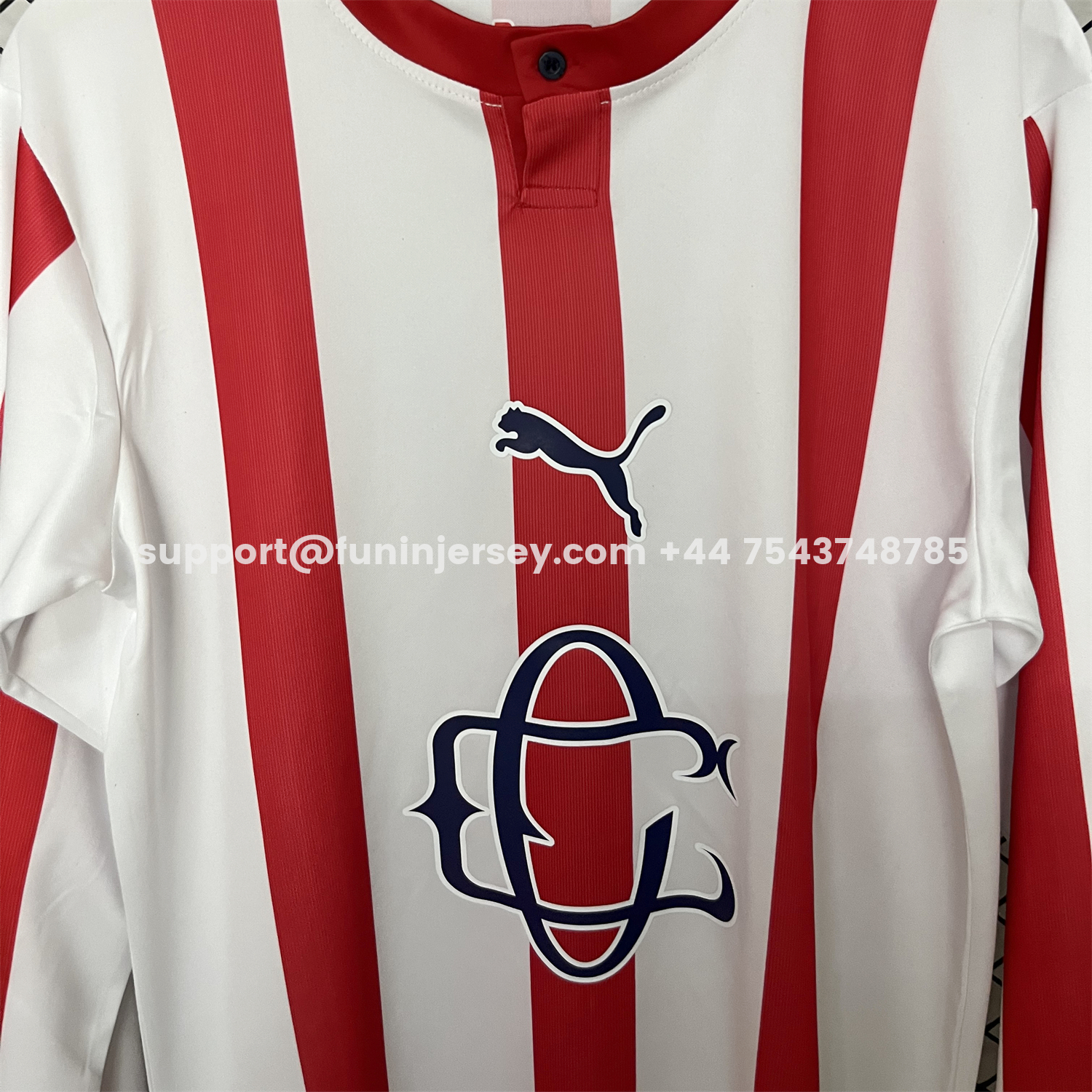 Funinjersey-Chivas de Guadalajara 120th Anniversary Long Sleeve Jersey - Fans Version