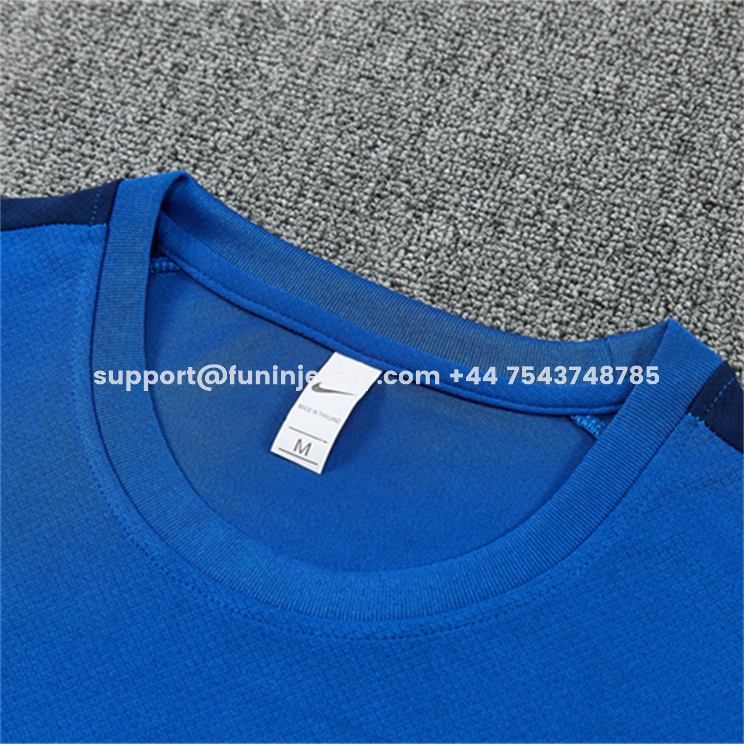 Funinjersey-France 2026 Short-Sleeve Training Set - Blue Top & Shorts