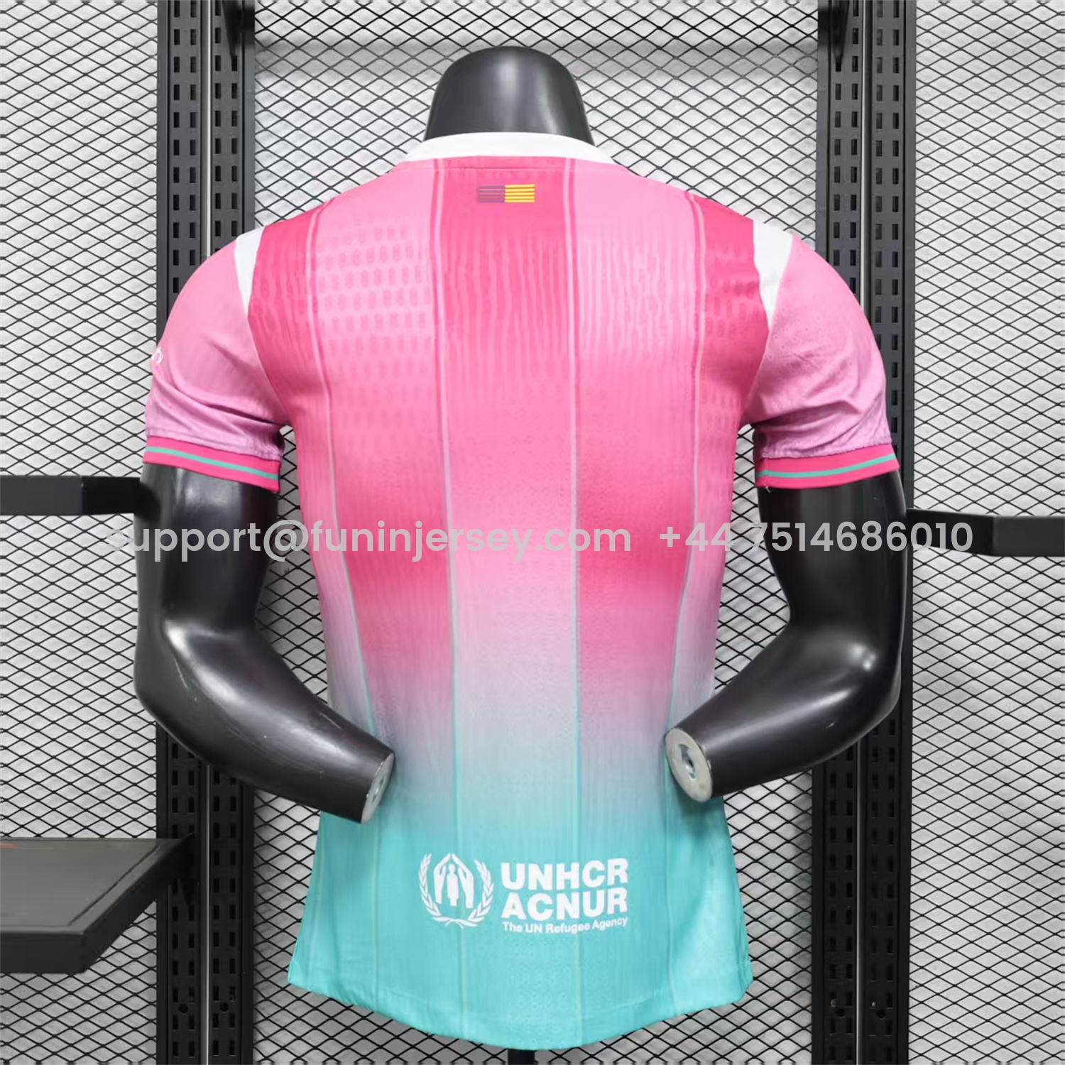 Funinjersey-Barcelona 25-26 Pink And Cyan Special Jersey - Player Version