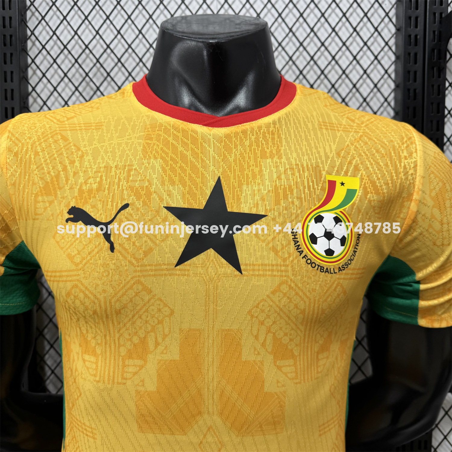 Funinjersey-Ghana 2026 Away Jersey - Player Version