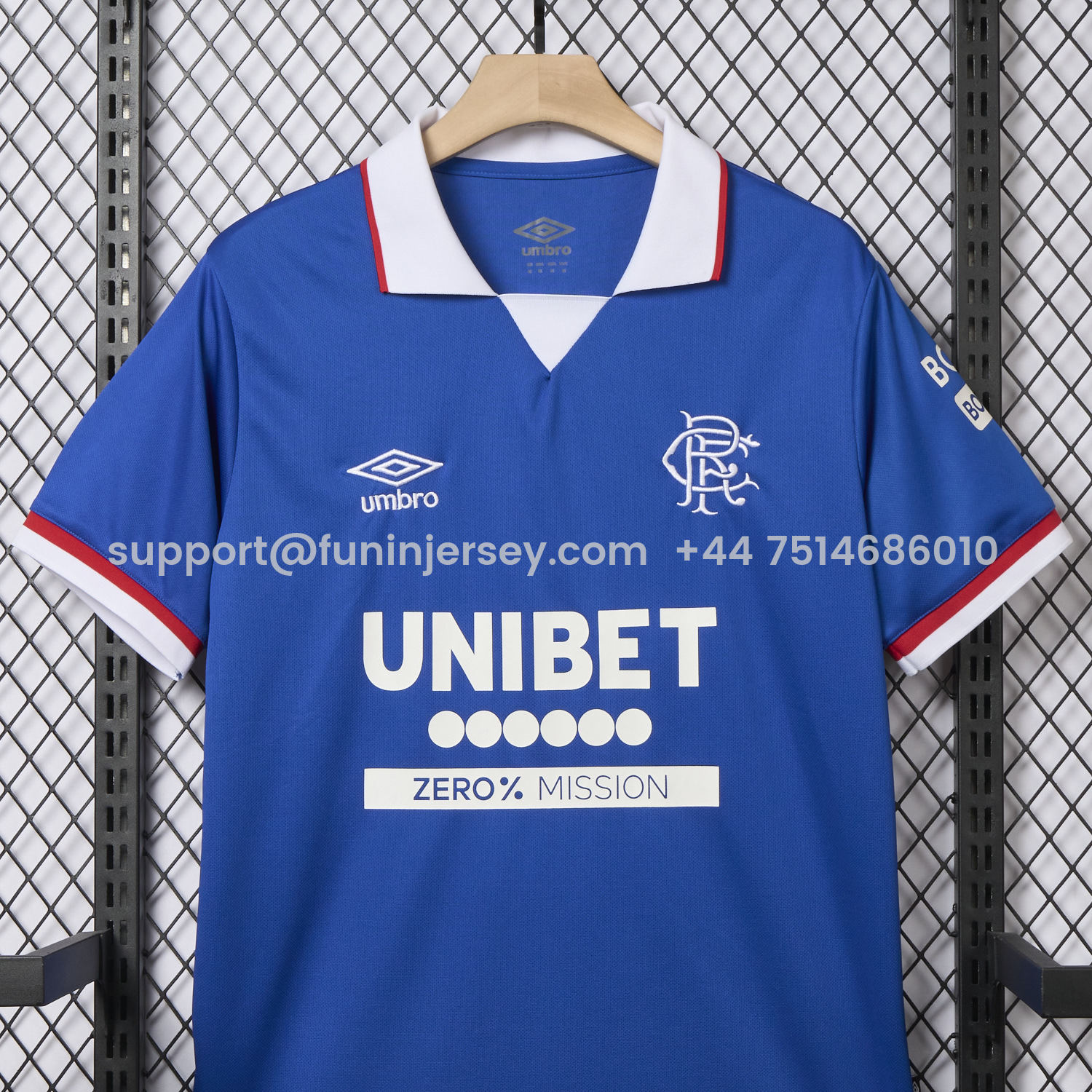 Funinjersey-Glasgow Rangers 25-26 Home Jersey - Fans Version