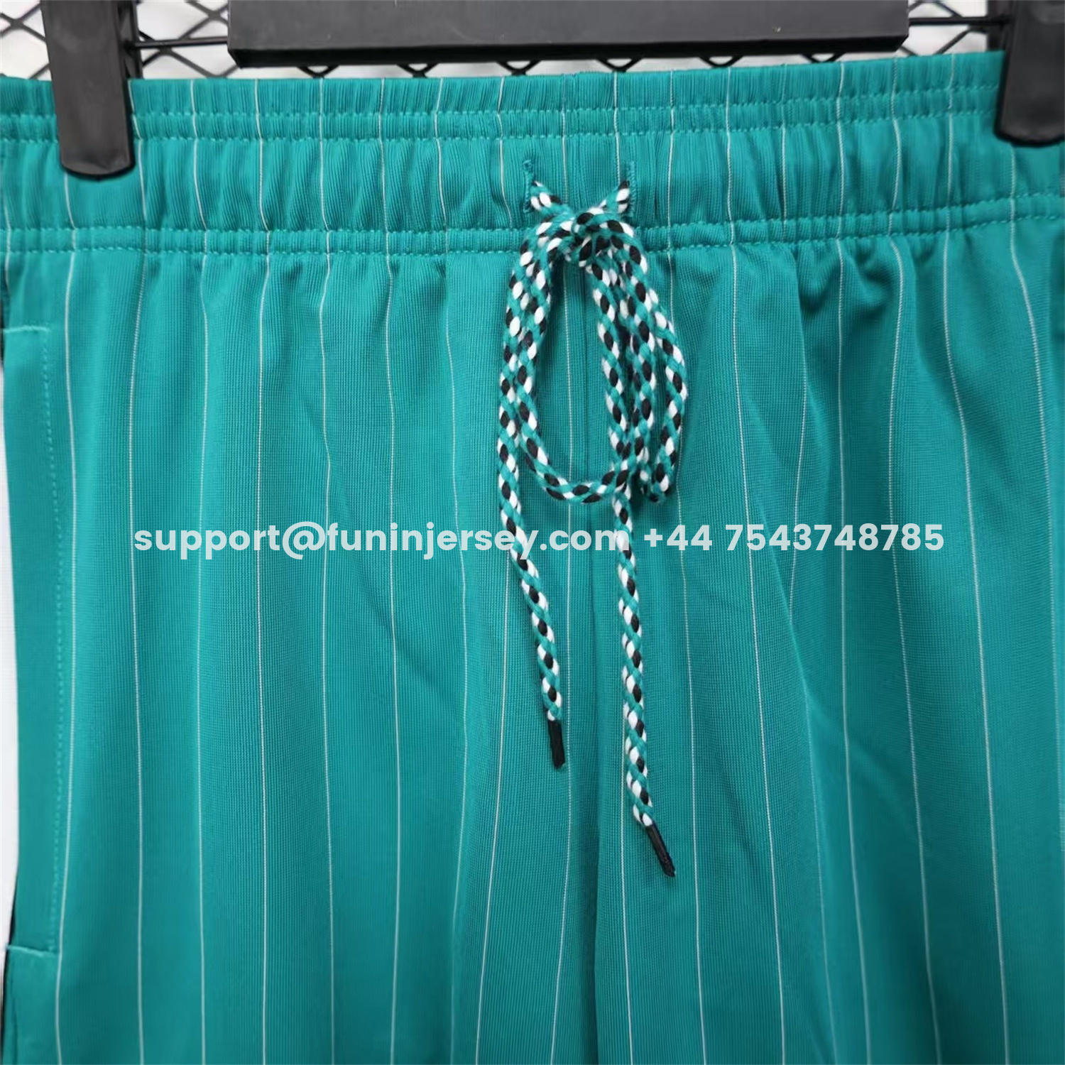 Funinjersey-Liver.pool 25-26 Trefoil Cyan Travel Shorts - Player Version