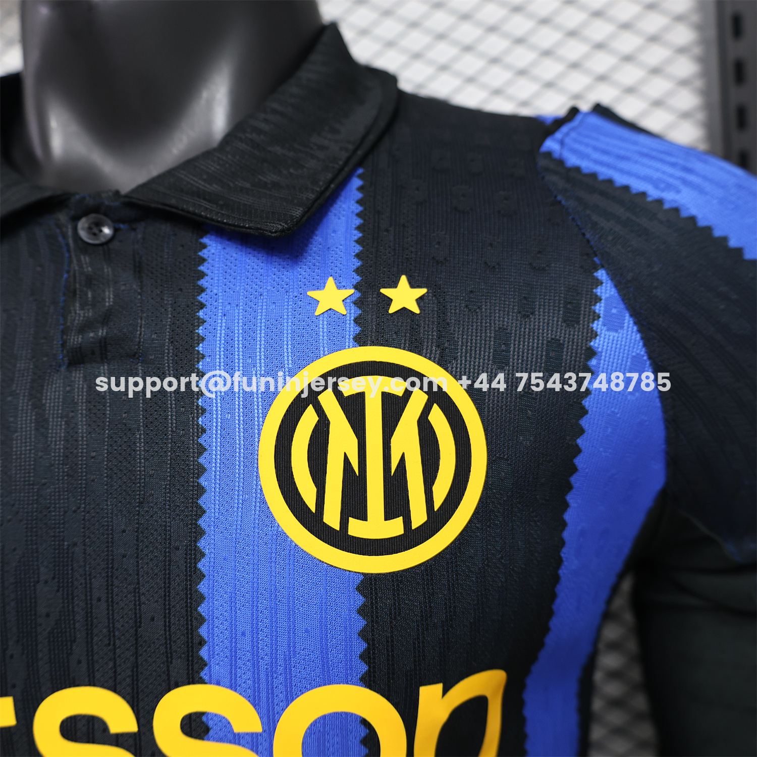 Funinjersey-Inter Milan 26-27 Home Long Sleeves Jersey - Player Version