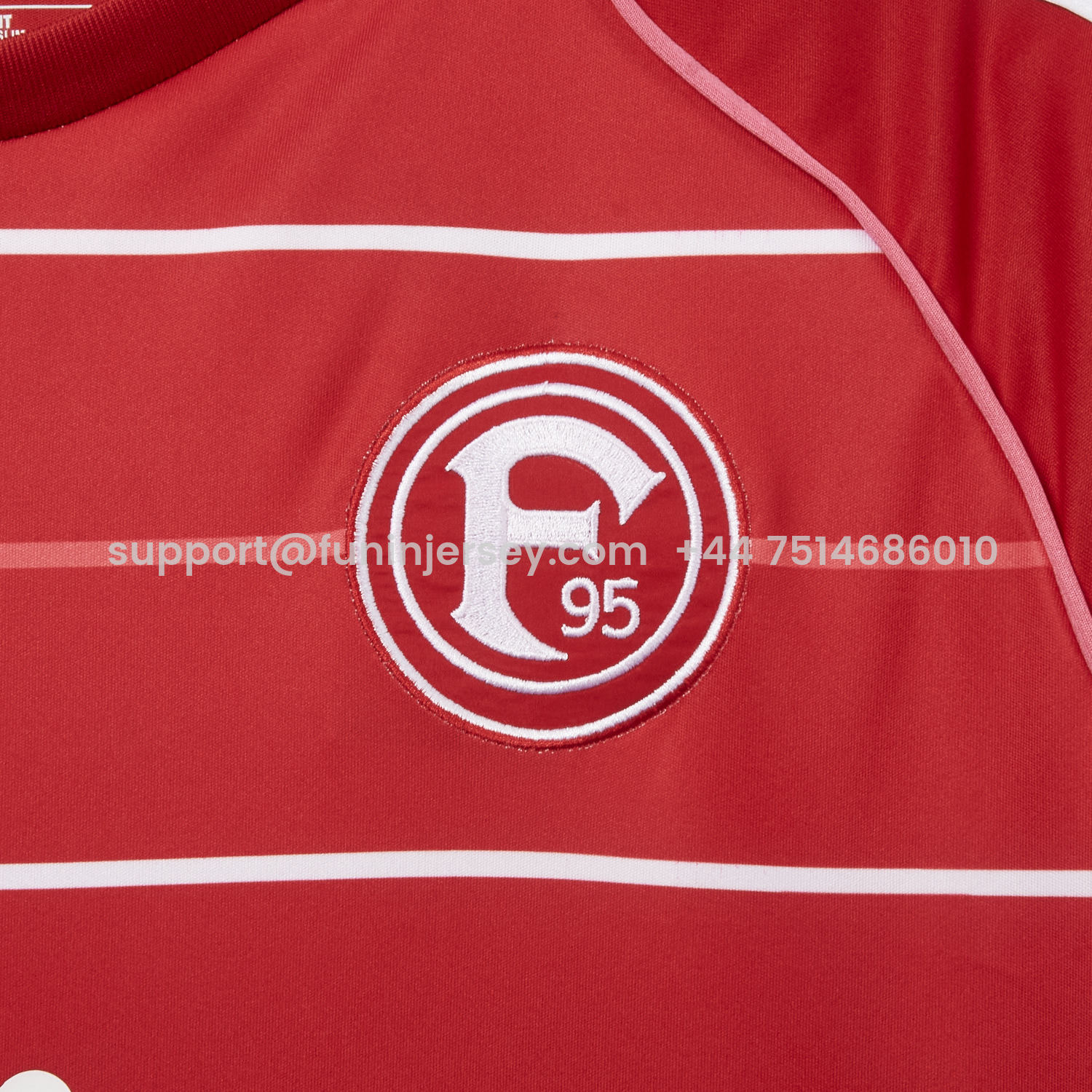 Funinjersey-Fortuna Düsseldorf 25-26 Home Jersey - Fans Version