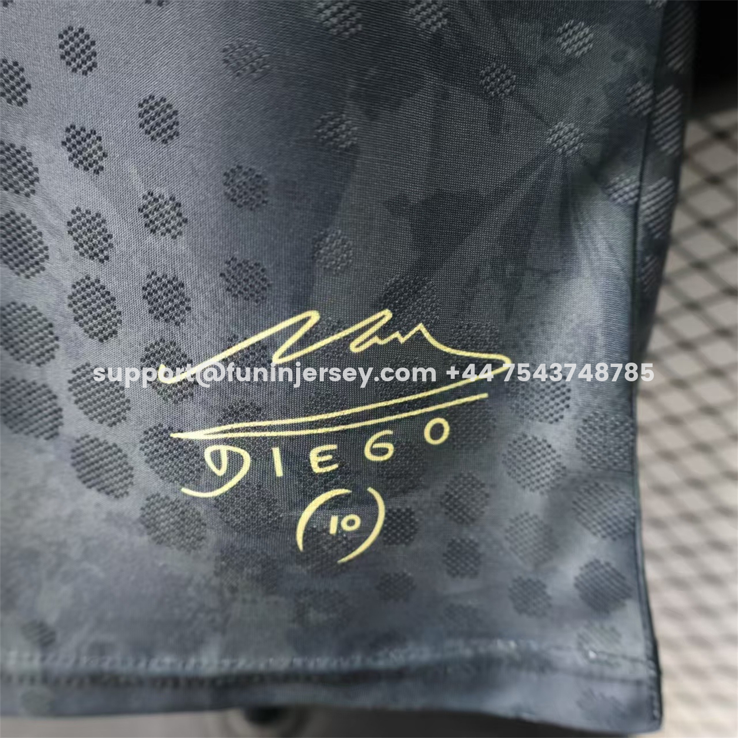 Funinjersey-Argentina 2026 Black Maradona Special Kit - Player Version