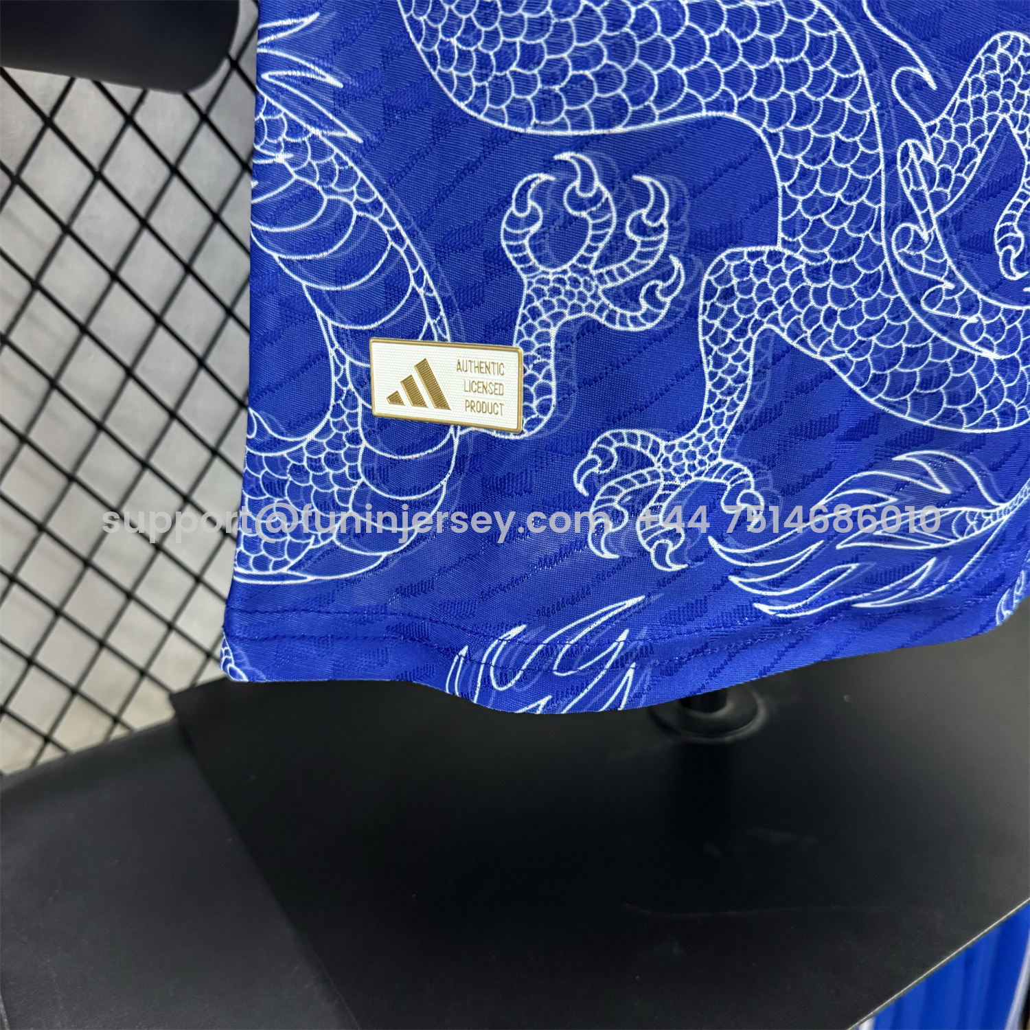 Funinjersey-Japan 25-26 White Dragon Pattern Blue Special Jersey - Player Version