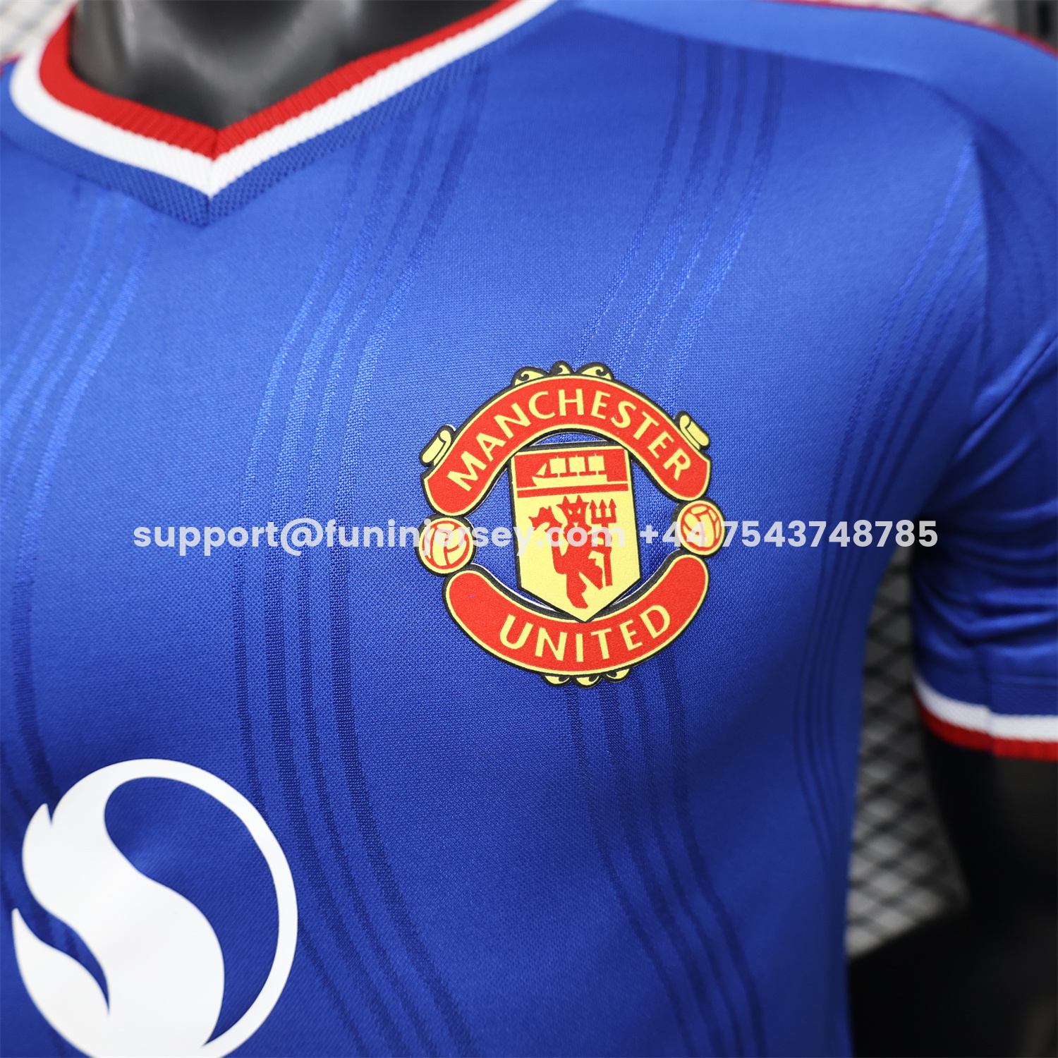 Funinjersey-Manchester United 26-27 Snapdragon Blue Special Jersey - Player Version