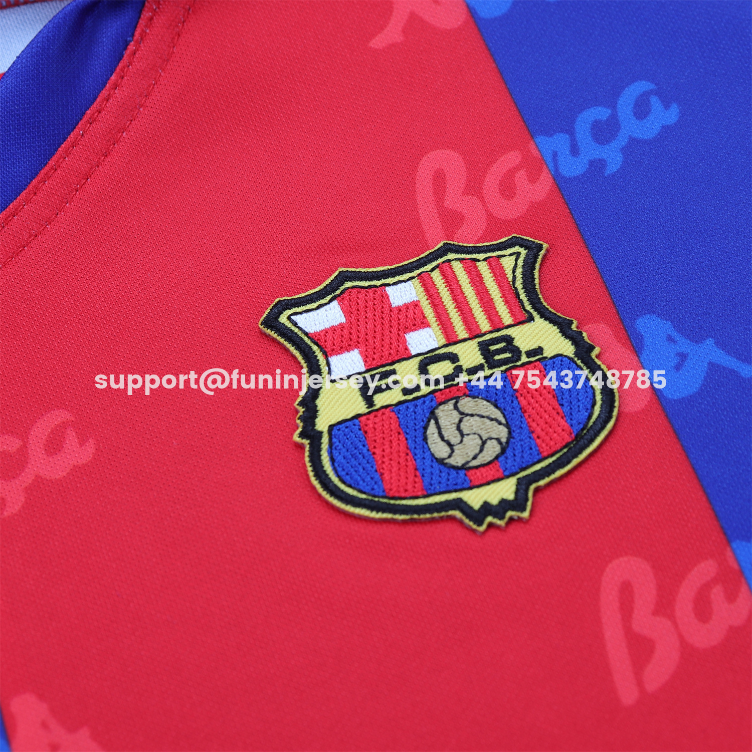 Funinjersey-Retro Barcelona 1992-95 Home Kids Kit