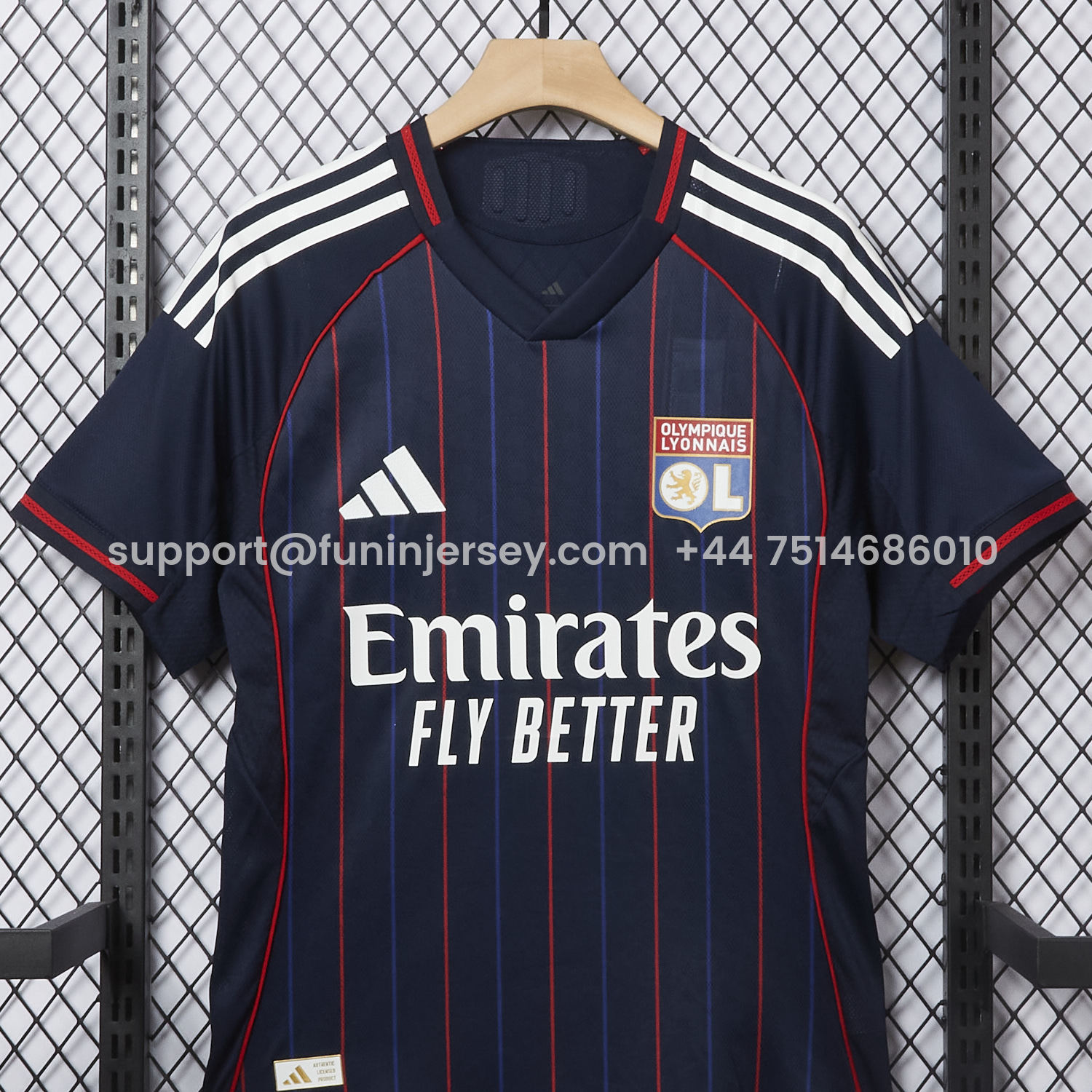 Funinjersey-Lyon 25-26 Away Jersey - Player Version