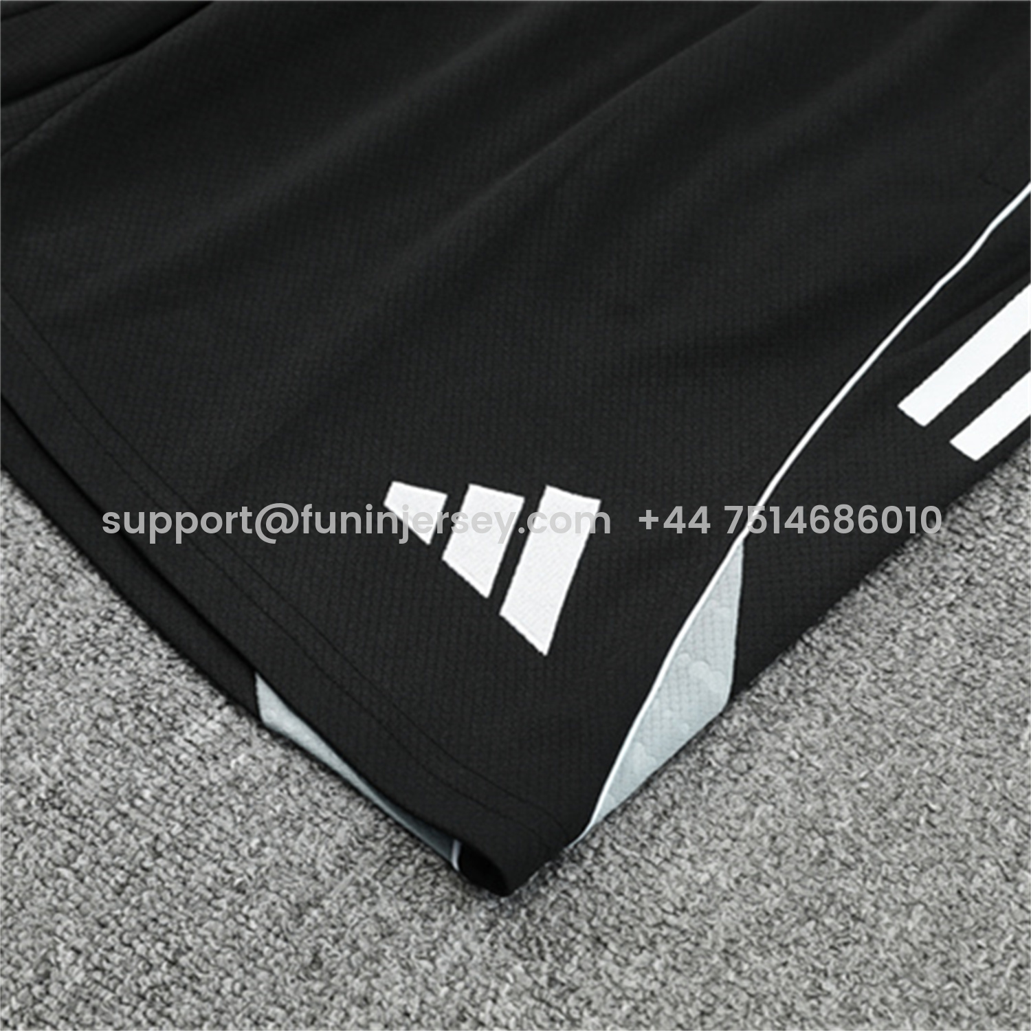 Funinjersey-Germany 25-26 Short-Sleeve Training Set - Black Short Sleeve & Black Shorts