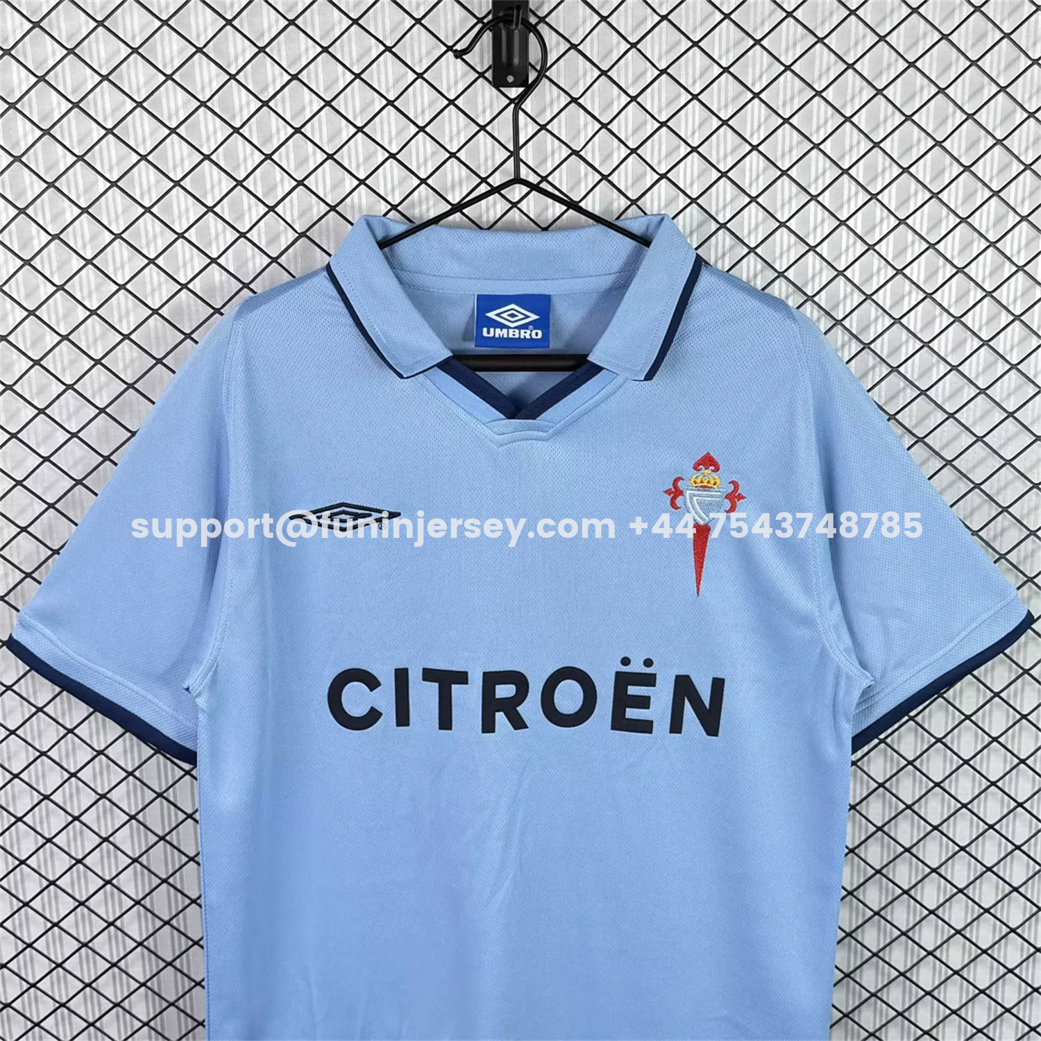 Funinjersey-Retro Celta Vigo 2001-02 Home Jersey