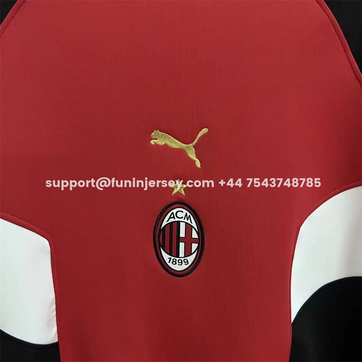 Funinjersey-AC Milan Red And Black Unisex Pullover Hoodieullover Hoodie