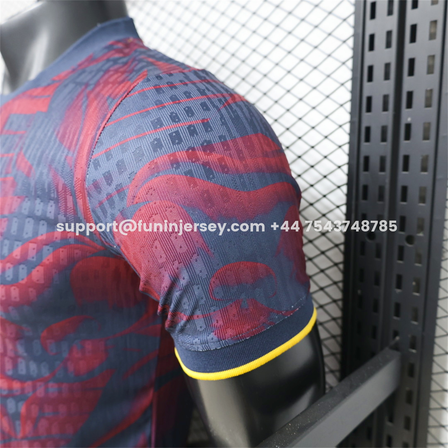 Funinjersey-Barcelona 26-27 Barça Indigo Bloom Special Jersey - Player Version