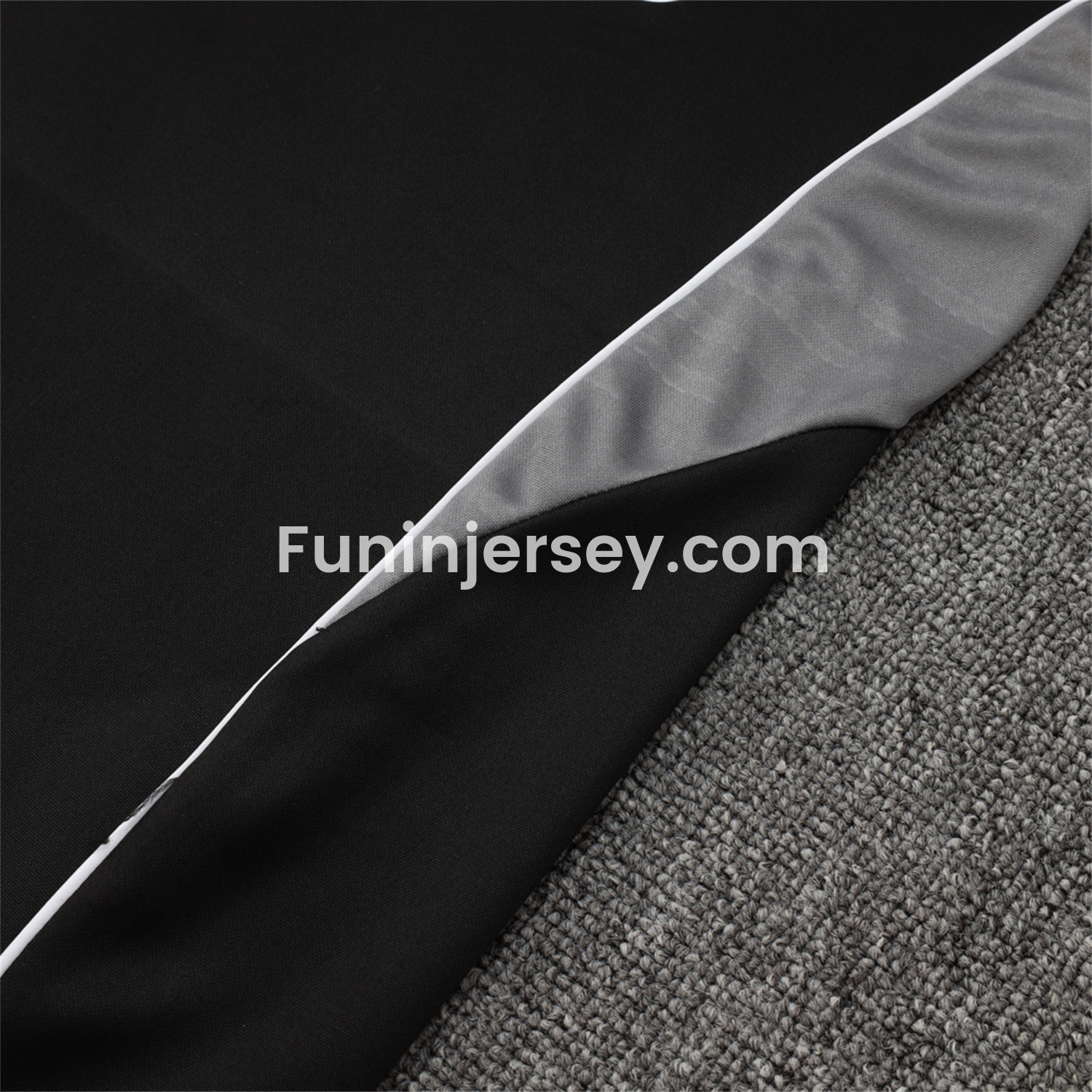 Funinjersey-INT M.A.M 25-26 Long Sleeves Training Set - Black Top & Black Pants