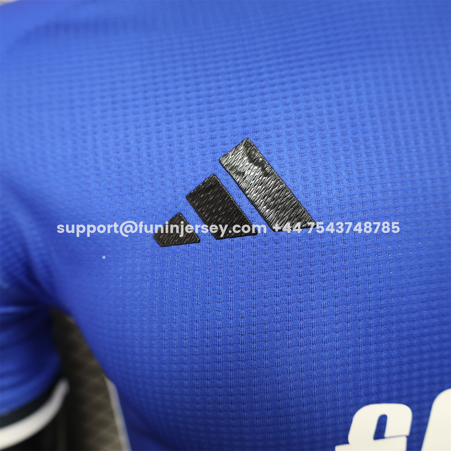 Funinjersey-Algeria 25-26 Blue and Black Gradient with White Text Jersey - Player Version