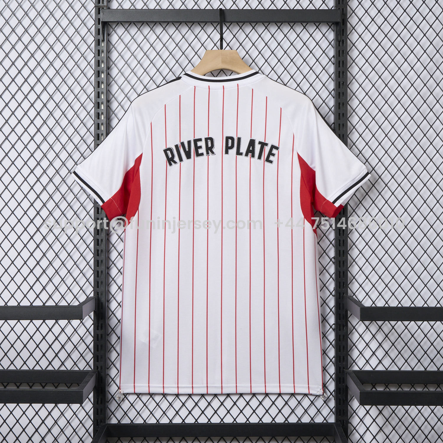 Funinjersey-River Plate 25-26 White Baseball Jersey