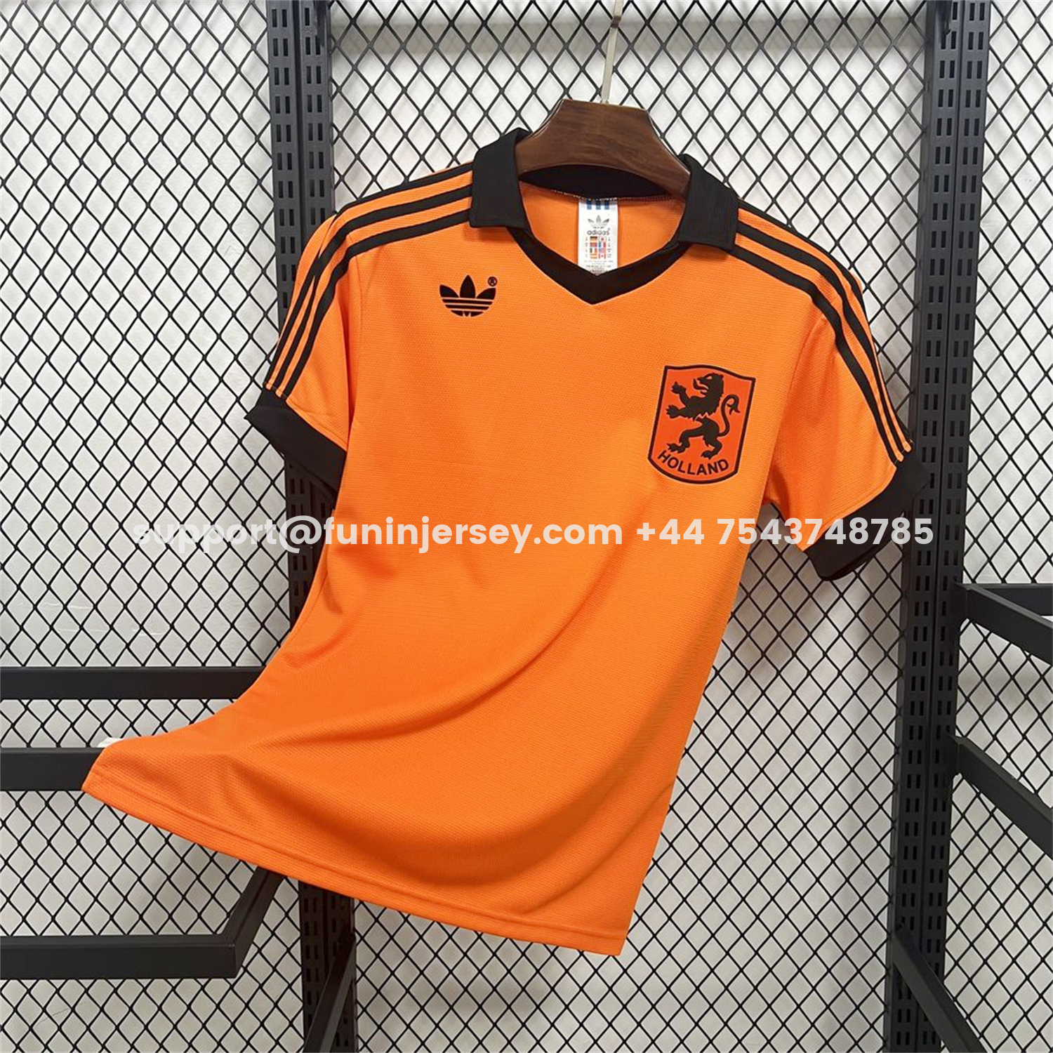 Funinjersey-Retro Netherlands 1980 Home Jersey