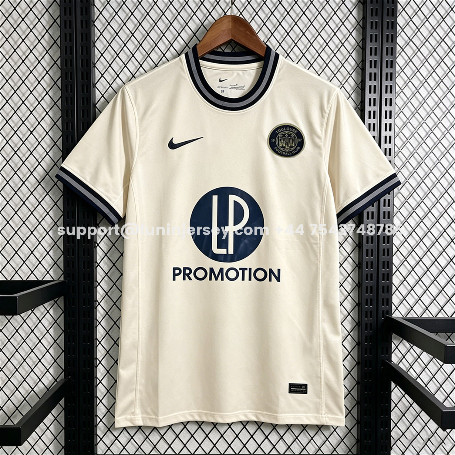 Funinjersey-Toulouse 25-26 Cream Special Jersey - Fans Version
