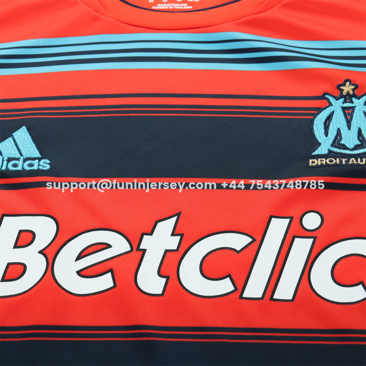 Funinjersey-Retro Marseille 2011-12 Home Kids Kit