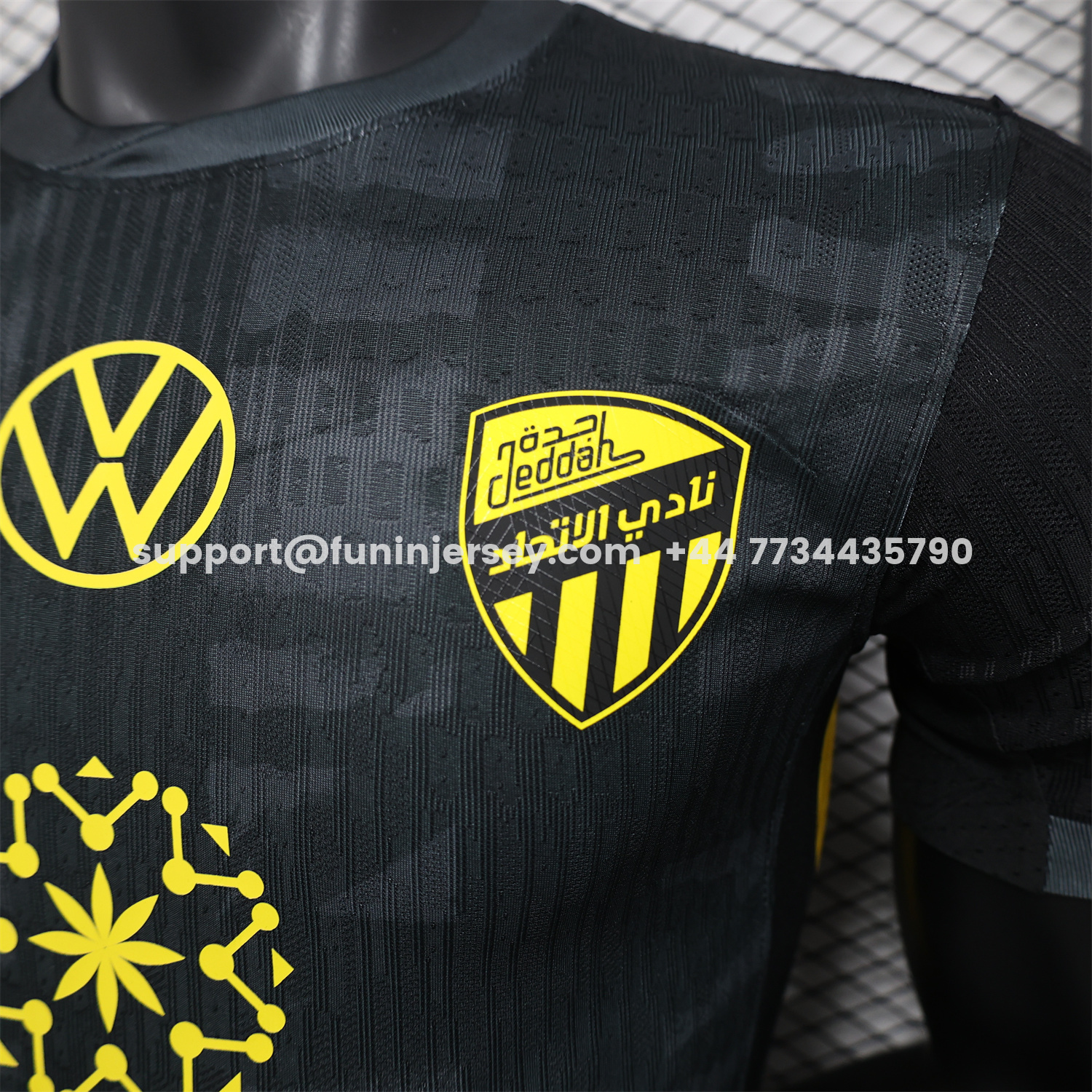 Funinjersey-Al Ittihad Jeddah United 25-26 Third Jersey With Chest Sponsor - Player Version