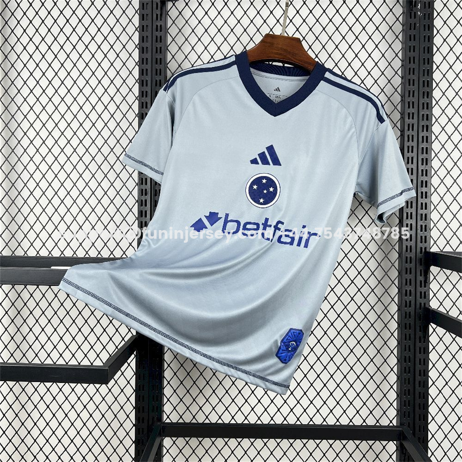 Funinjersey-Cruzeiro 25-26 Grey Goalkeeper Jersey - Fans Version