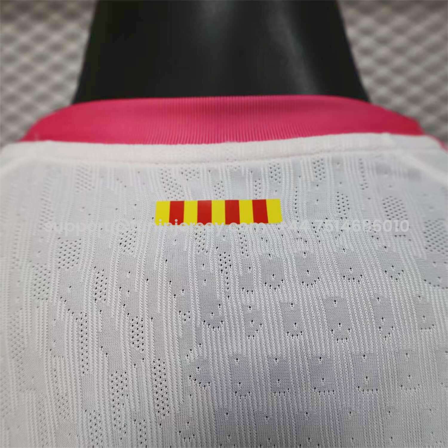 Funinjersey-Barcelona 25-26 Red and White Diagonal Gradient Special Jersey - Player Version