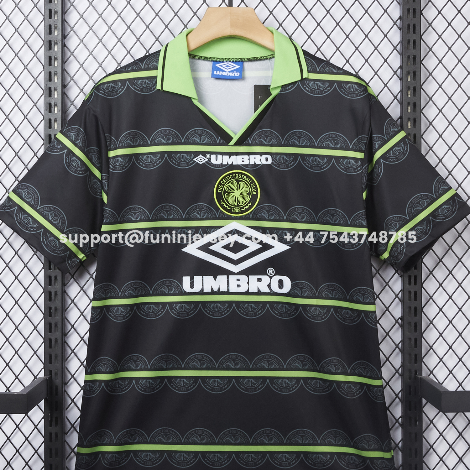 Funinjersey-Retro Celtic 1998-99 Away Jersey