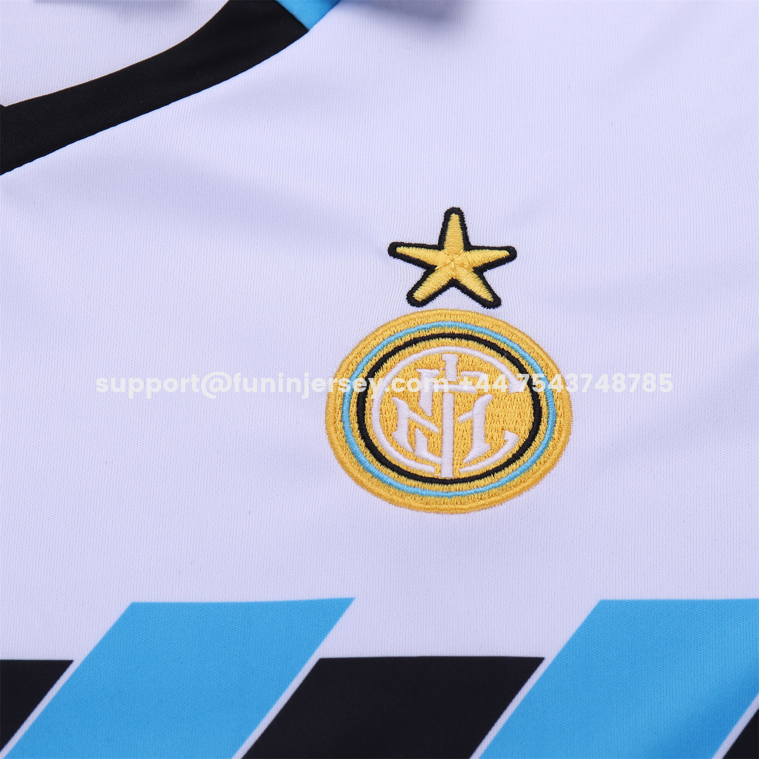 Funinjersey-Retro Inter Milan 1990-91 Home Kids Kit