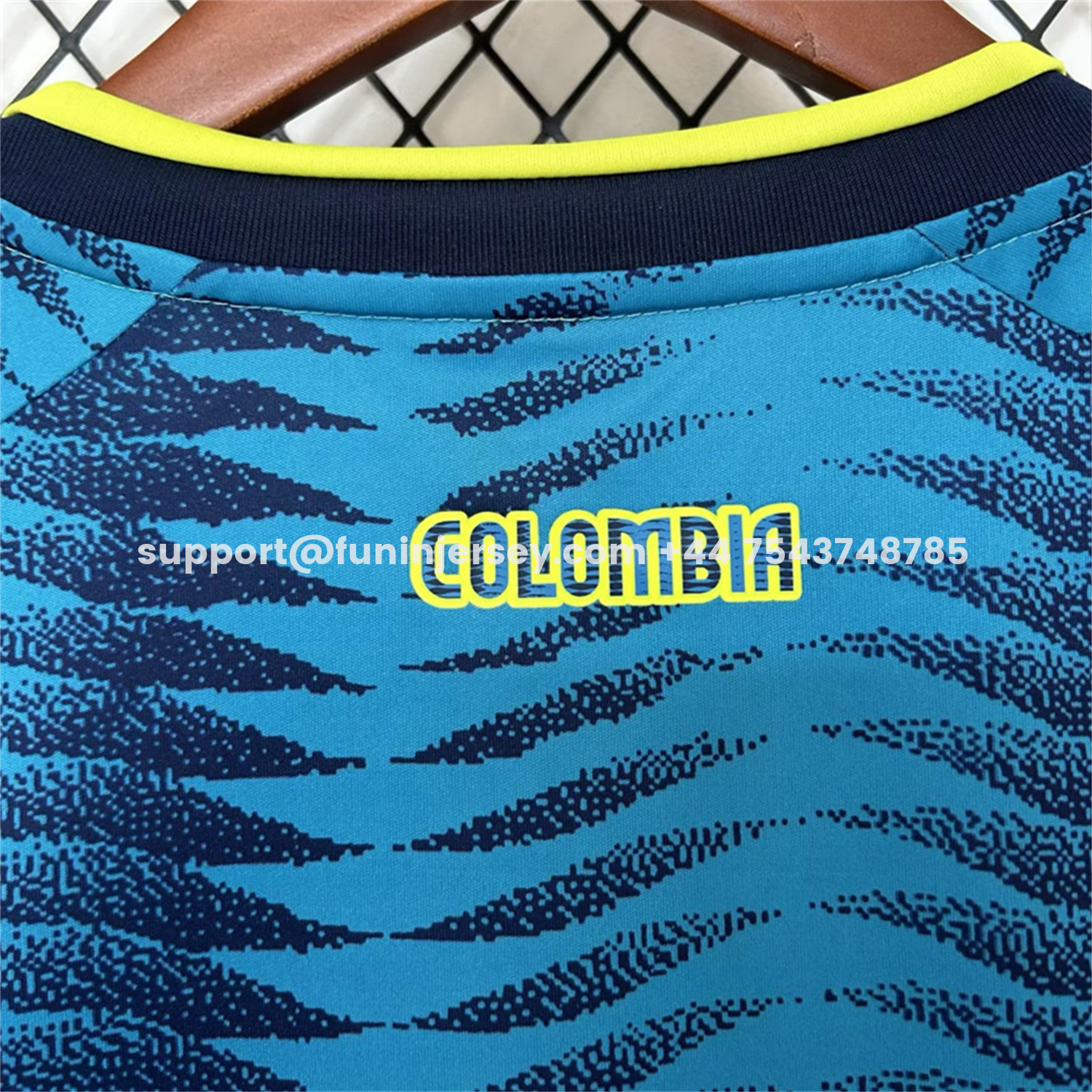 Funinjersey-Colombia 2026 Away Blue Jersey - Fans Version