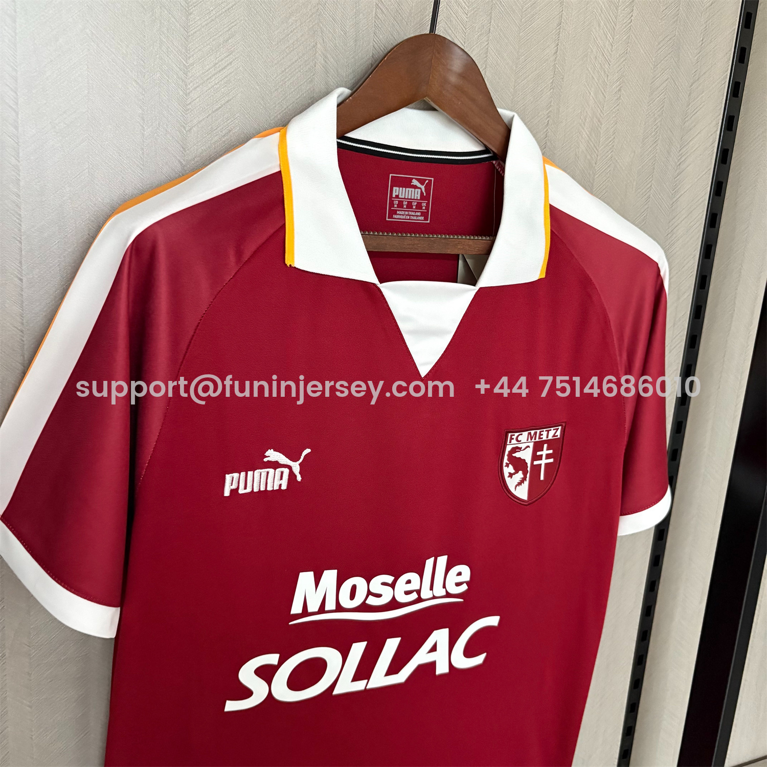 Funinjersey-Retro Metz 2003-04 Home Jersey