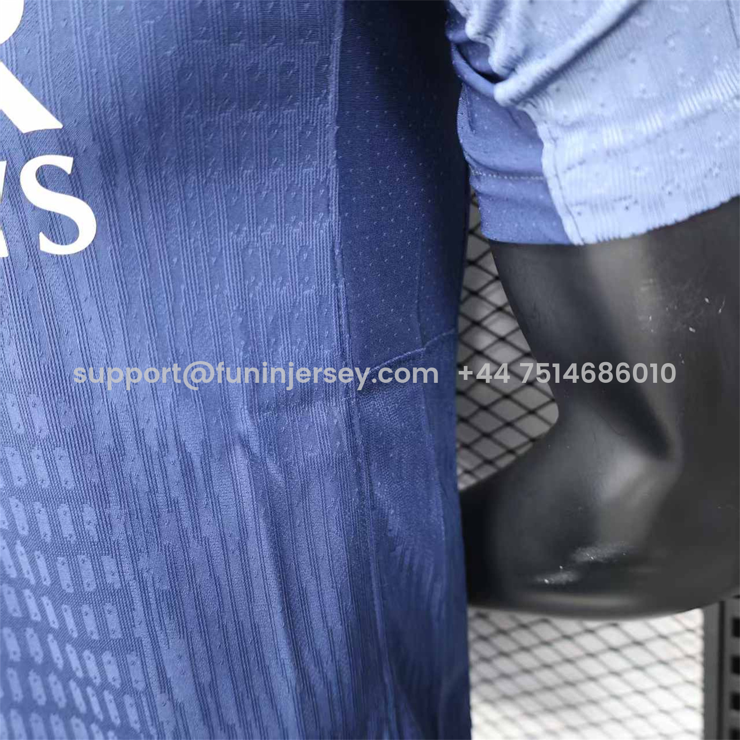 Funinjersey-Paris Saint-Germain PSG Blue & Grey Special Jersey - Player Version