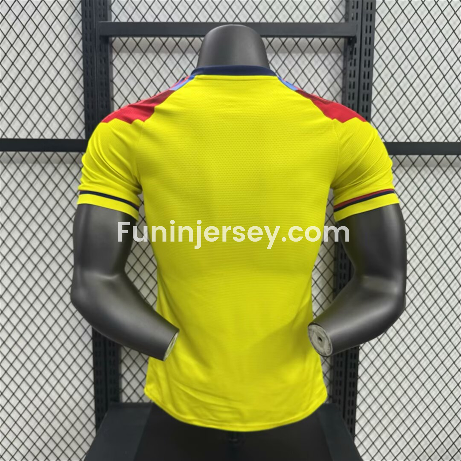Funinjersey-Club América 25-26 Blue and Red V-Shaped Camouflage Yellow Jersey - Player Version