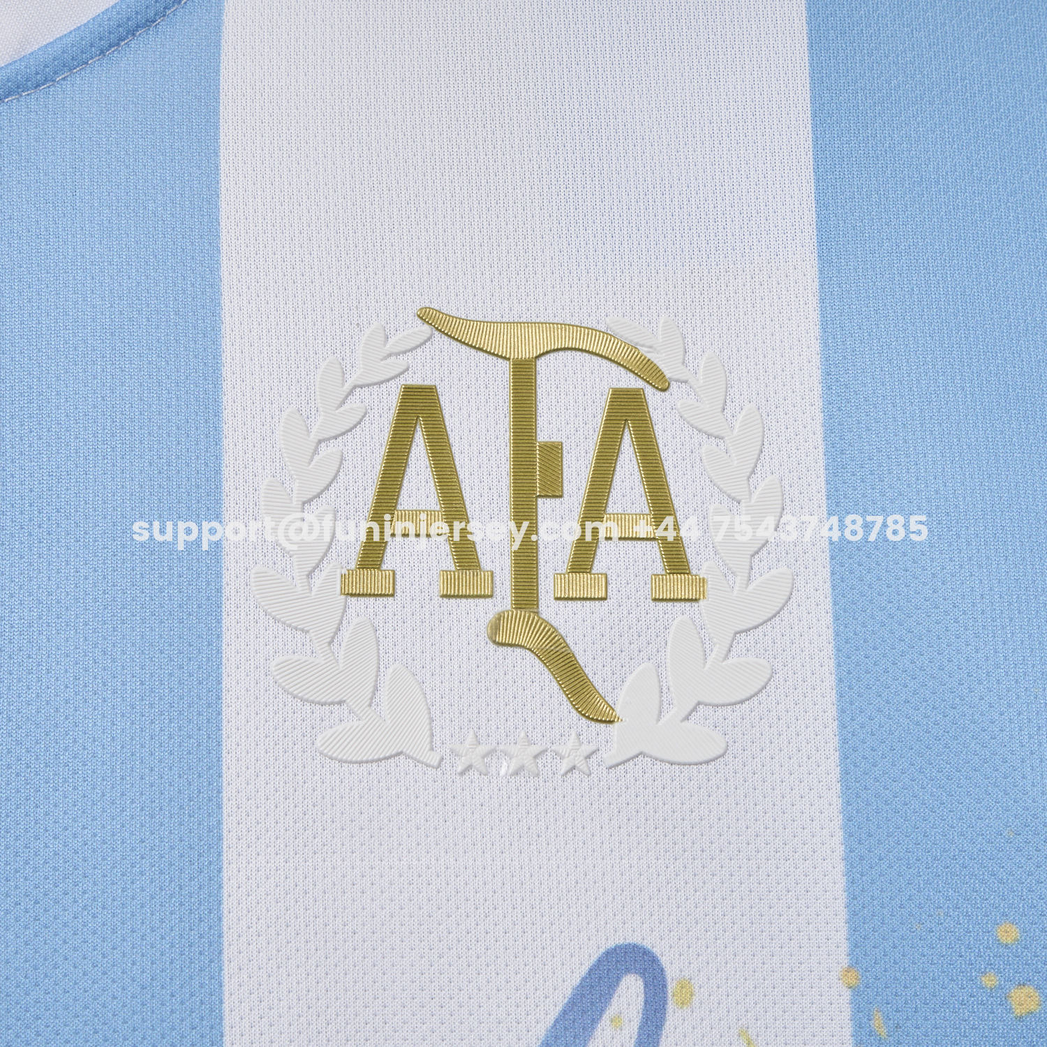 Funinjersey-Argentina 25-26 50th Anniversary Messi Graffiti Special Jersey - Fans Version