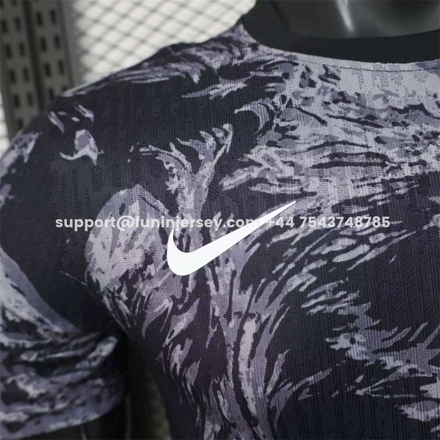 Funinjersey-England 2026 Lion Black Special Jersey - Player Version