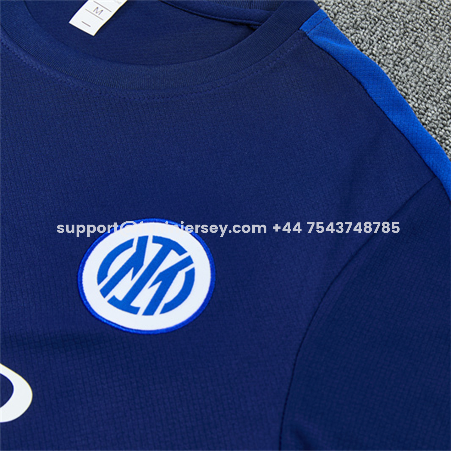 Funinjersey-Inter Milan 26-27 Short-Sleeve Kids Training Set - Deep Blue Top & Shorts