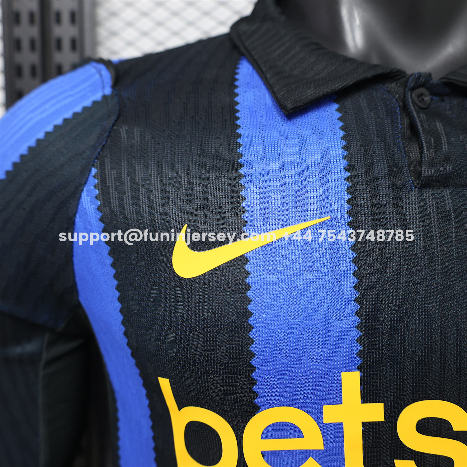 Funinjersey-Inter Milan 26-27 Home Long Sleeves Jersey - Player Version