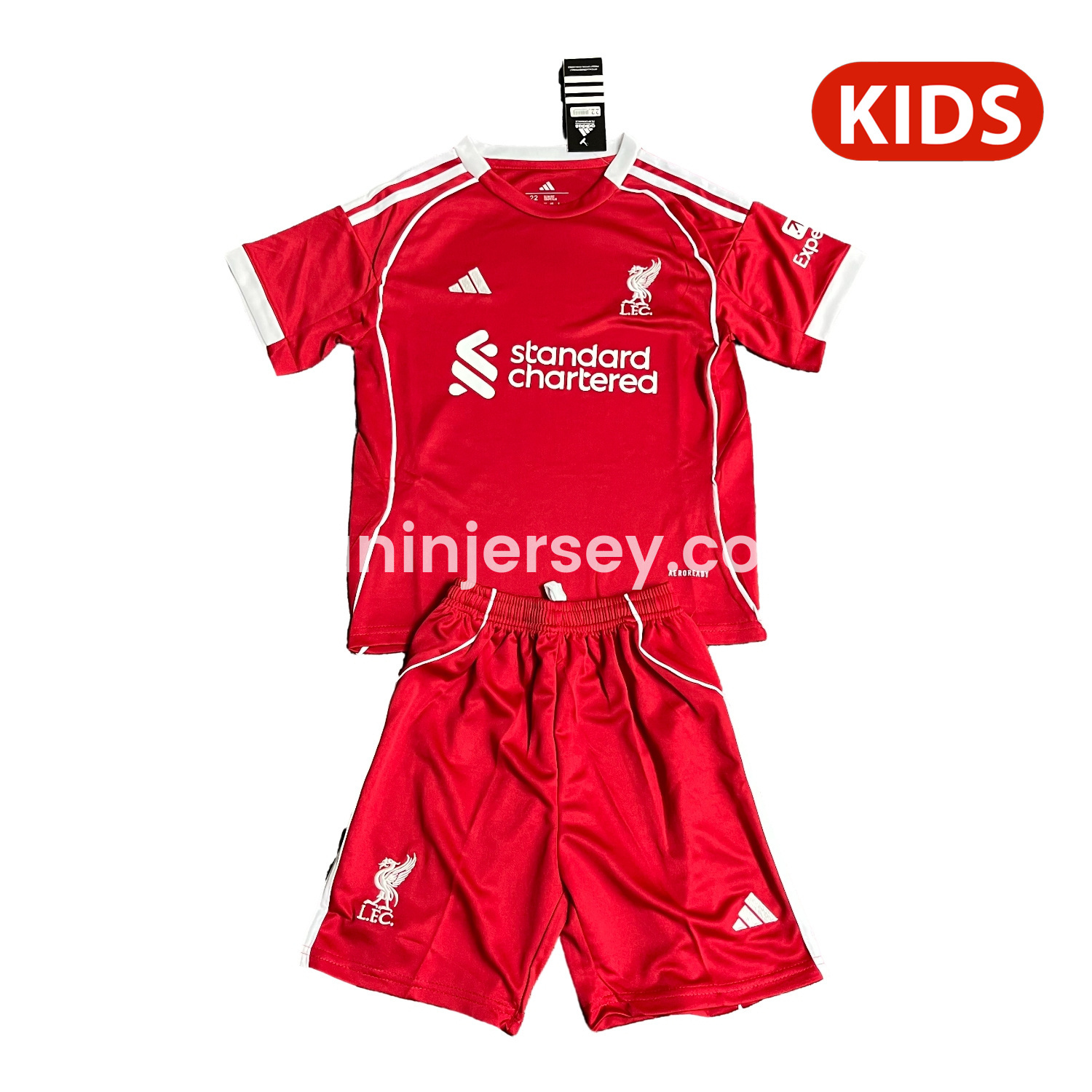 Funinjersey-Liver.pool 25-26 Home Kids Kit