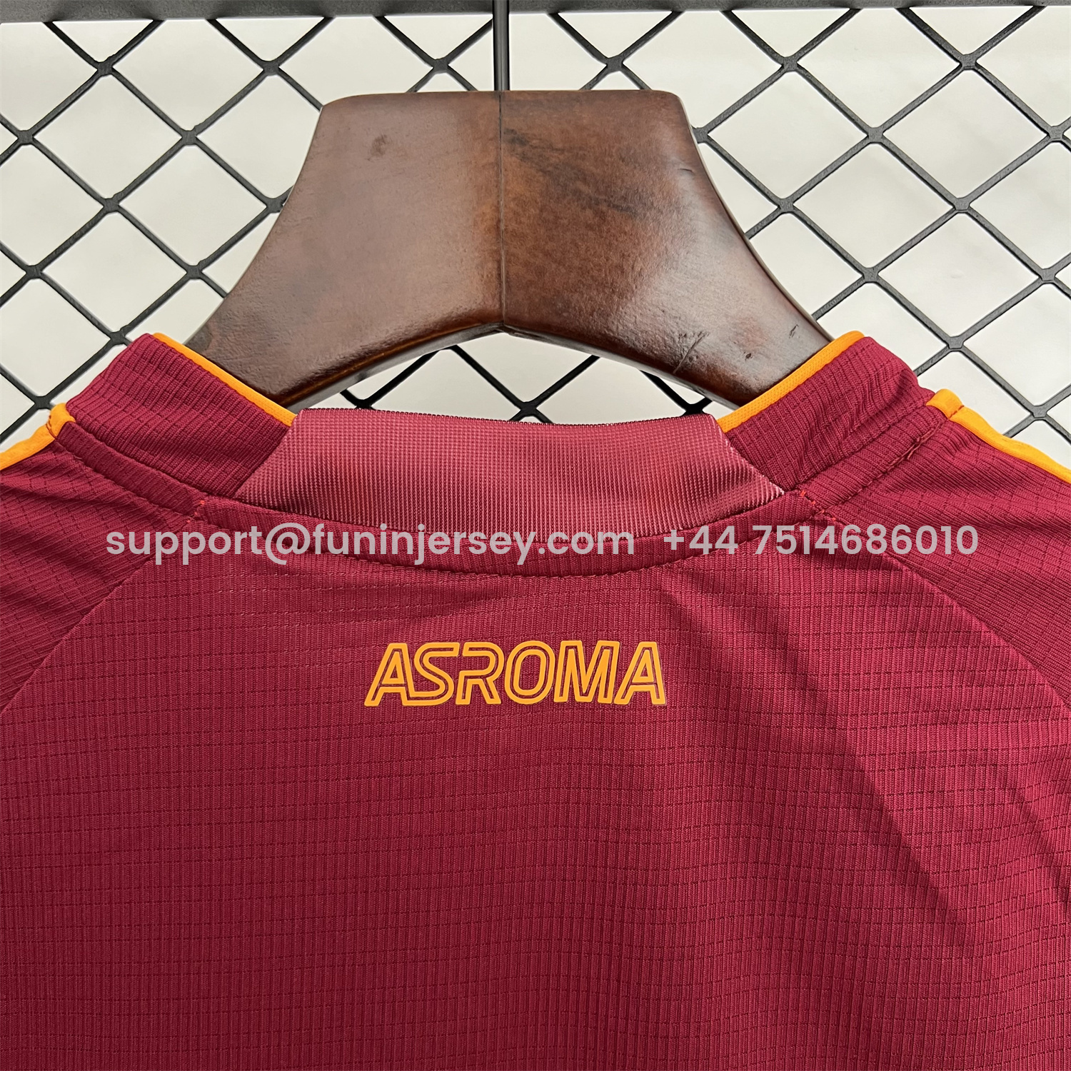 Funinjersey-AS Roma 25-26 Home Unsponsored Kids Kit